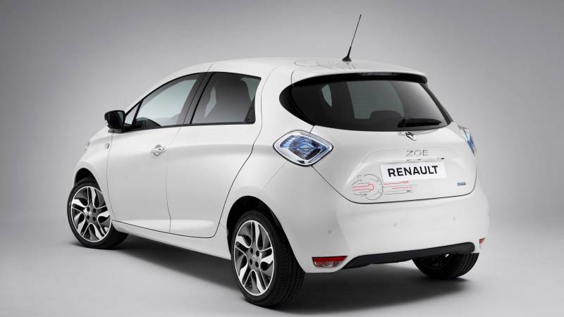 Petite voiture citadine électrique de la marque Renault, Zoé